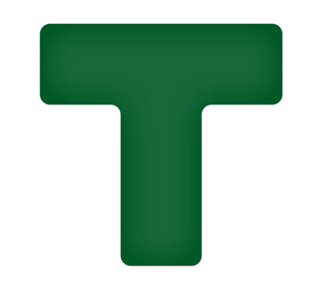 Green ArmorStripe Lean Marker T  (10/Pk)