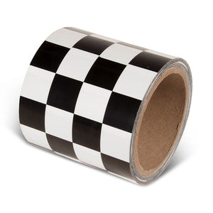 Black/White Checkerboard Tape (4" x 54')
