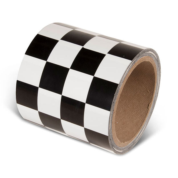 Black/White Checkerboard Tape (4