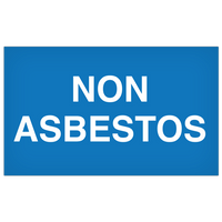 Non Asbestos Label 5"x3" (500/roll) - 4 Packs