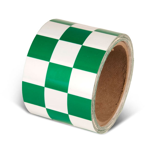 Green/White Checkerboard Tape (3