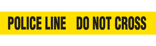 POLICE LINE Barricade Tape 12/case