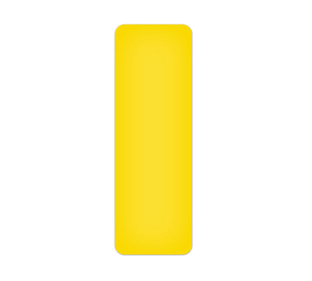 Yellow Tuff Mark - Shape (20/pkg)