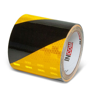 Yellow/Black Engineer Reflective (4" x 30')