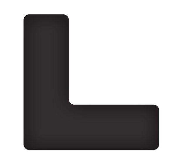 Black ArmorStripe Lean Marker L  (10/Pk)