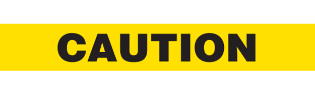 CAUTION Barricade Tape 12/case