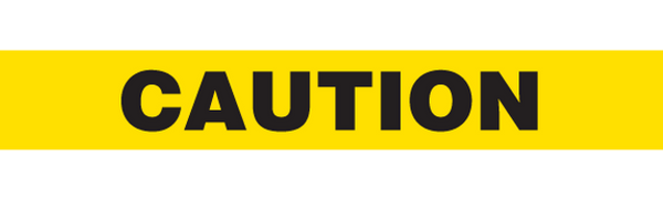CAUTION Barricade Tape 12/case