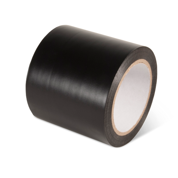 Safety Black Aisle Tape (4