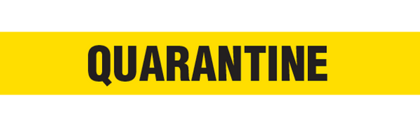 QUARANTINE Barricade Tape 12/case