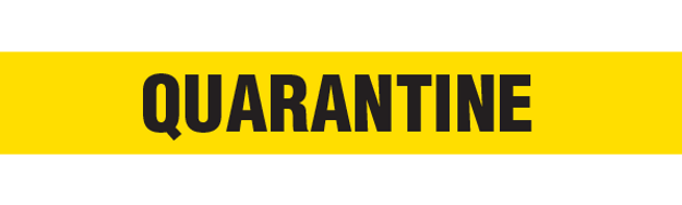 QUARANTINE Barricade Tape 12/case
