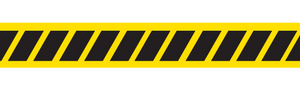 Hazard "//////////" Barricade Tape 12/case
