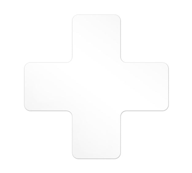 White Tuff Mark + Shape (20/pkg)