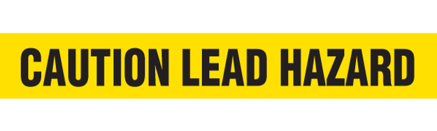 CAUTION LEAD HAZARD Barricade Tape 12/case