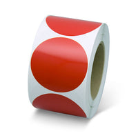 Red 3" Circle (100/roll)