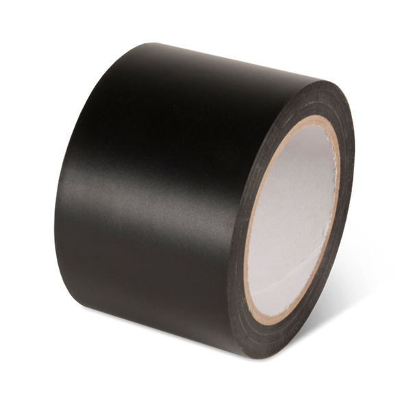 Safety Black Aisle Tape (3