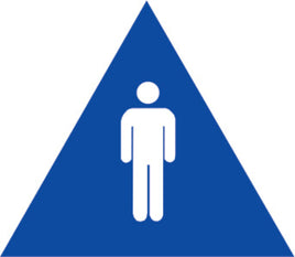 California Title 24 ADA Men's Restroom Signs - No Braille | ADA-24M