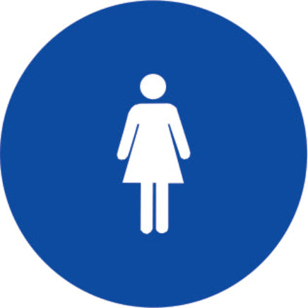 California Title 24 ADA Women's Restroom Signs - No Braille | ADA-24W