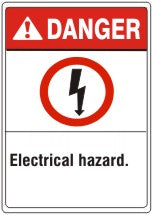 ANSI Z535 Danger Electrical Hazard Signs | AN-03