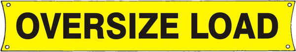 Oversize Load Safety Banner - 18x96 | BA-2002