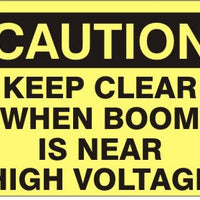 Caution Deep Clear When Room Is Near High Voltage Signs | C-4405