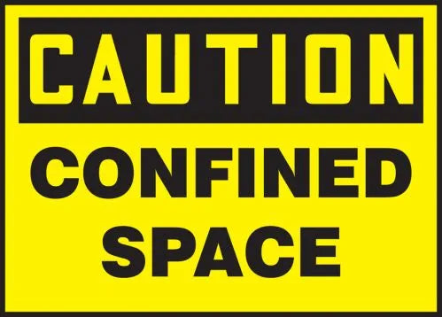 Osha Caution Safety Labels: Confined Space