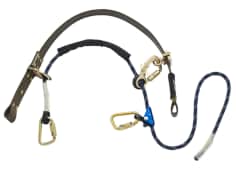 Wood Pole Adjustable Rope Fall Restricting Devic