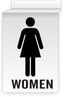 Glow Ceiling Sign - Women