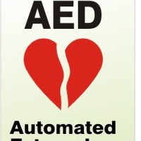 Glow Ceiling Sign - AED Automated External Defibrillator