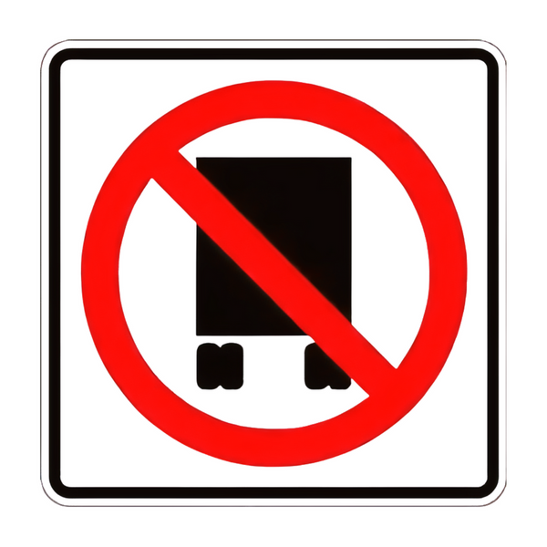 R14-5 - National Network Trucks Prohibited Signs