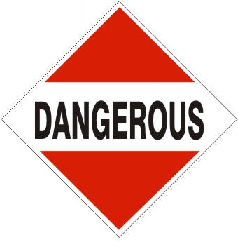 Hazardous Material Markings DOT Placard | DOT-110