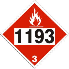 Hazardous Material Markings DOT Placard | DOT-119