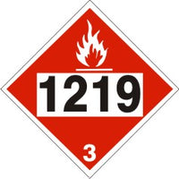 Hazardous Material Markings DOT Placard | DOT-121