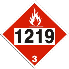 Hazardous Material Markings DOT Placard | DOT-121