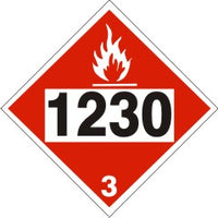 Hazardous Material Markings DOT Placard | DOT-123