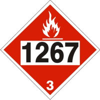 Hazardous Material Markings DOT Placard | DOT-1267