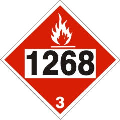 Hazardous Material Markings DOT Placard | DOT-1268