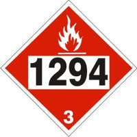 Hazardous Material Markings DOT Placard | DOT-129