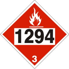 Hazardous Material Markings DOT Placard | DOT-129