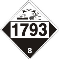 Hazardous Material Markings DOT Placard | DOT-1793