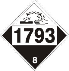Hazardous Material Markings DOT Placard | DOT-1793