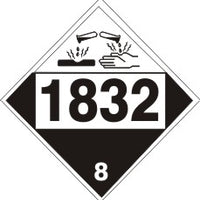 Hazardous Material Markings DOT Placard | DOT-1832