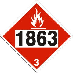 Hazardous Material Markings DOT Placard | DOT-1863