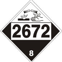 Hazardous Material Markings DOT Placard | DOT-267