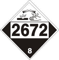 Hazardous Material Markings DOT Placard | DOT-267