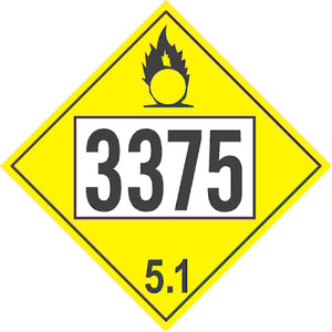 Hazardous Material Markings DOT Placard | DOT-337