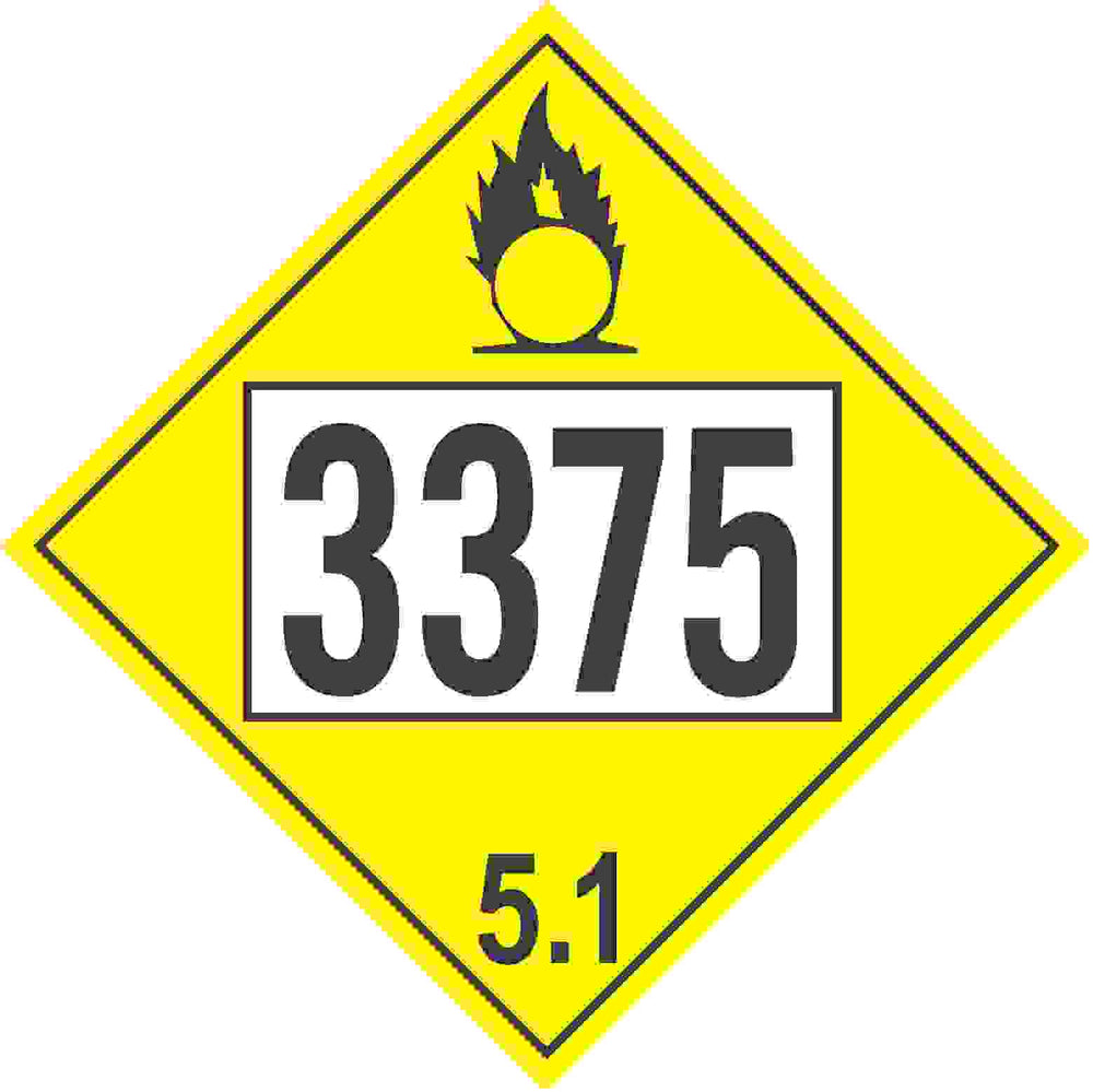 Hazardous Material Markings DOT Placard | DOT-337