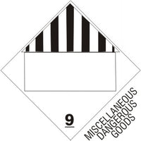 Hazardous Material Markings DOT Placard | DOT-9672