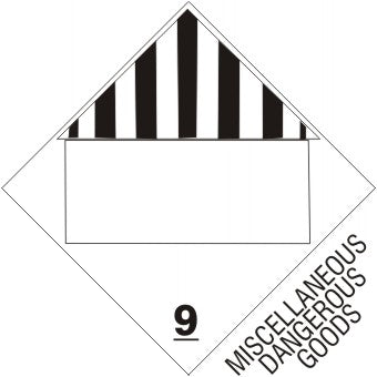 Hazardous Material Markings DOT Placard | DOT-9672
