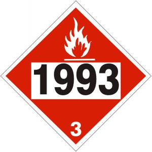 Hazardous Material Markings DOT Placard | DOT-9675