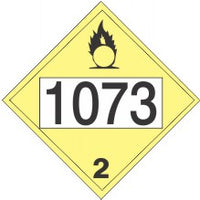 Hazardous Material Markings DOT Placard | DOT-1073